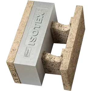 Isotex HDIII 38/14 ICF block — 140mm EPS, structural loadbearing
