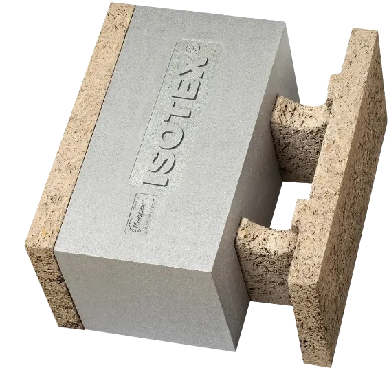 Isotex HDIII 44/23 ICF block — 230mm EPS, U 0.11 W/m²K